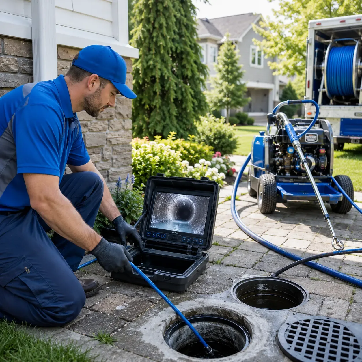 Outdoor drain cleaning professionals serving Traverse City, MI