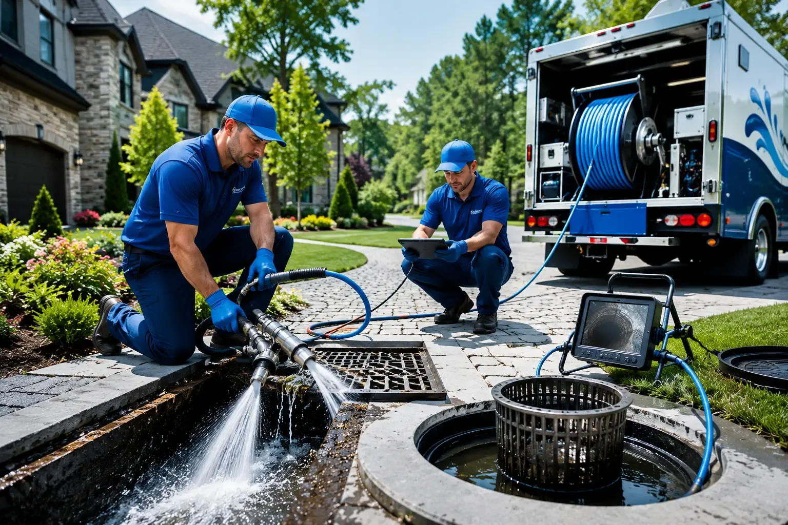 Local outdoor drain cleaning professionals in Traverse City, MI